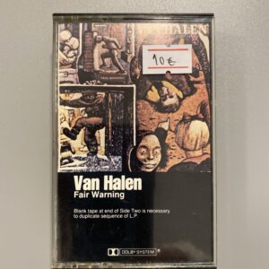VAN HALEN - FAIR WARNING CASSETTE TAPE