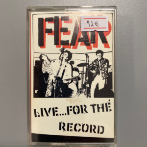 FEAR - LIVE...FOR THE RECORDS CASSETTE TAPE