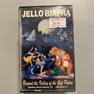 JELLO BIAFRA - BEYOND THE VALLEY OF THE GIFT POLICE - SPOKEN WORD ALBUM  CASSETTE TAPE