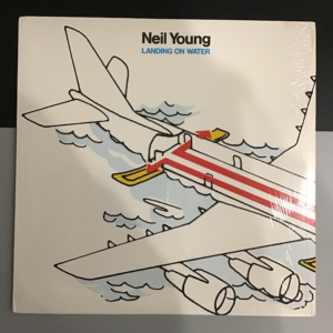NEIL YOUNG - LANDING ON THE WATER LP
